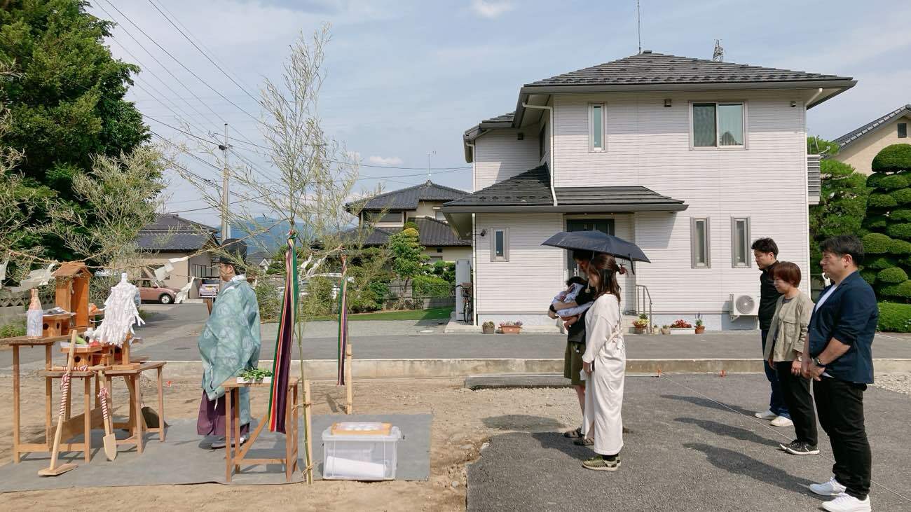 地鎮祭の写真