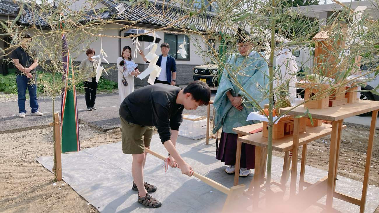 地鎮祭の写真