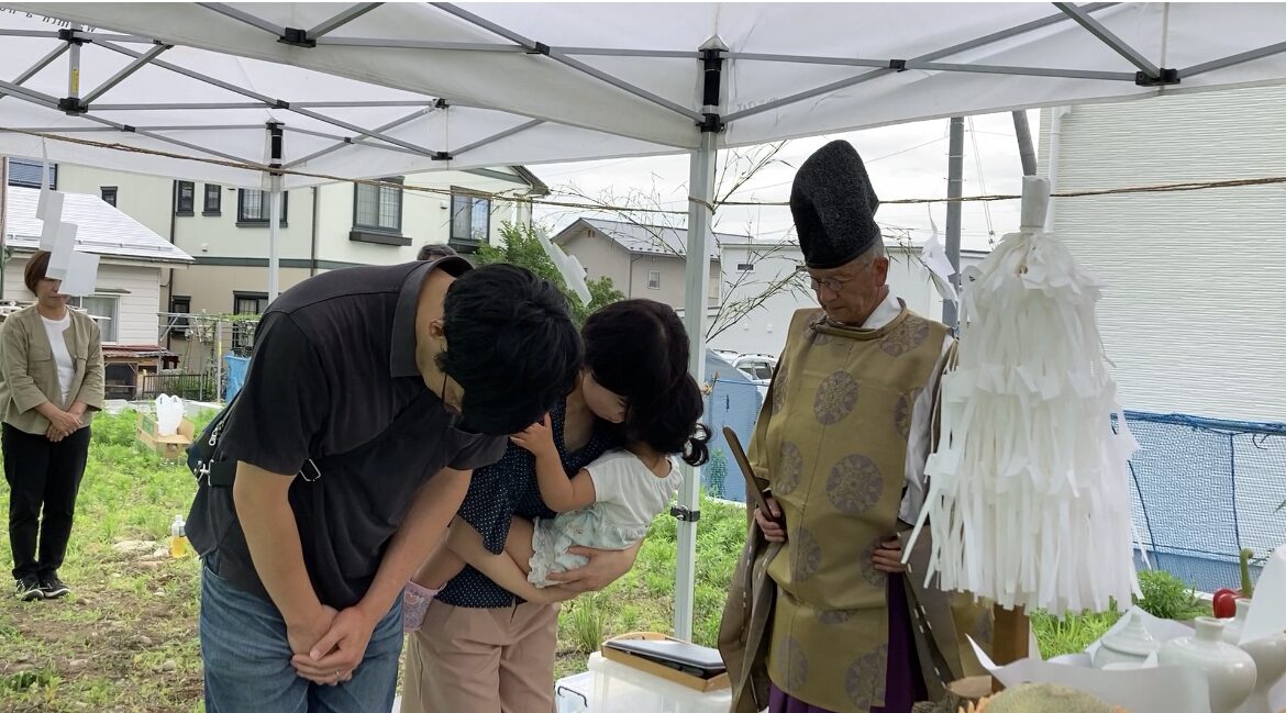 地鎮祭の写真