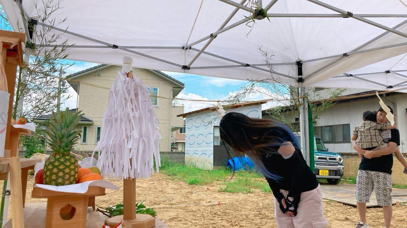 地鎮祭の写真