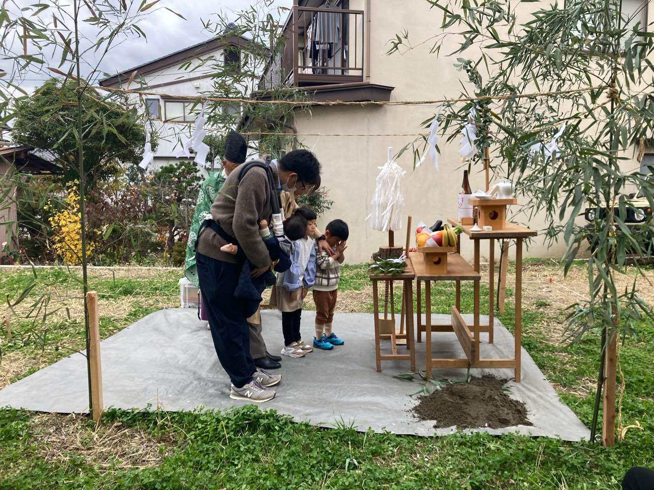 地鎮祭の写真